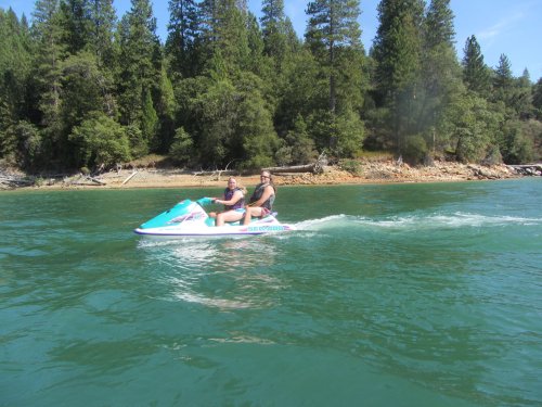 Melissa taking dad for a ride 