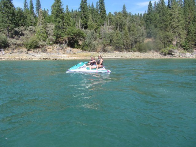 Melissa taking dad for a ride 