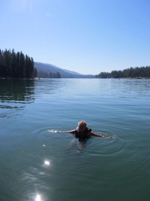 Melissa swimming 