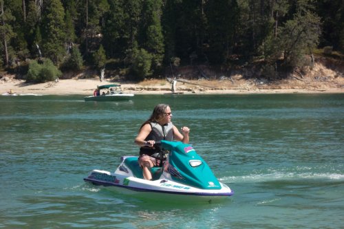 Dad on Sea Doo 