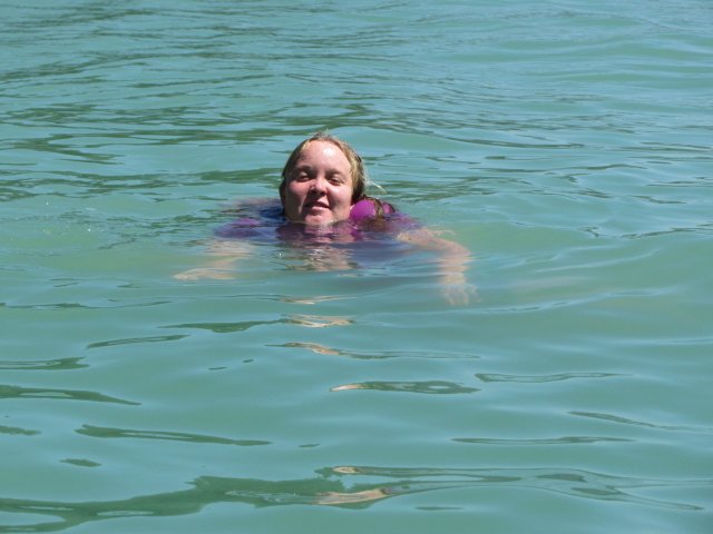 Melissa swimming 