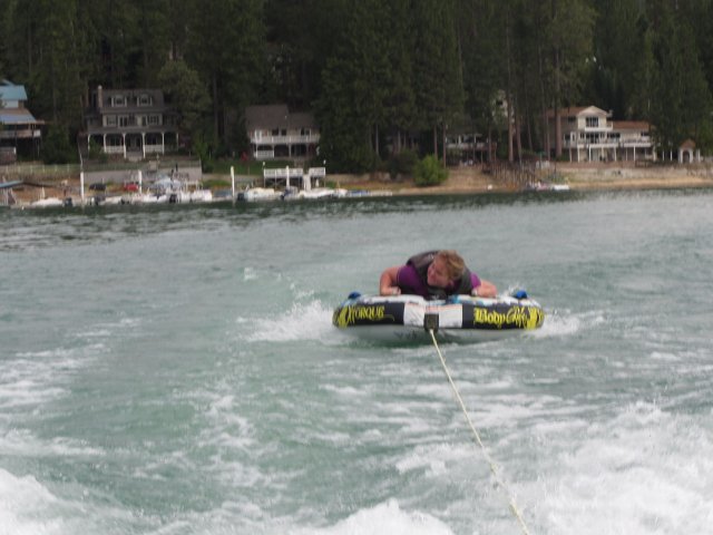 Melissa going for a ride 