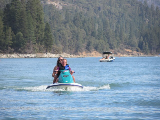 Melissa taking dad for a ride 