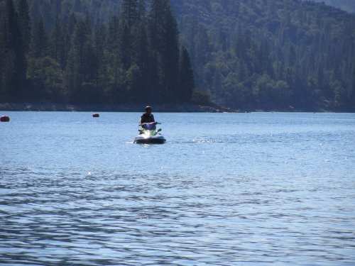 Kip riding Jet Ski 