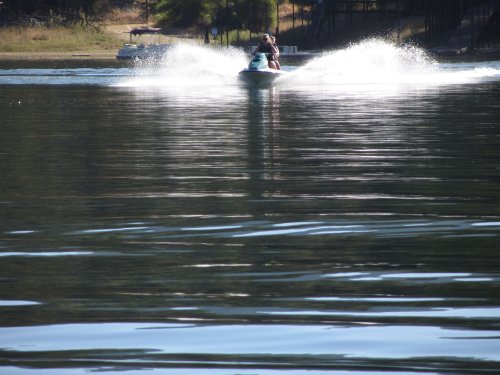 Mom and Melissa on Sea Doo 