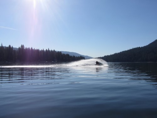 Mom and Missy on Sea Doo 