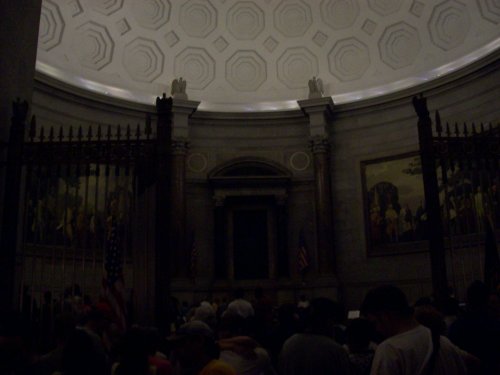 Inside National Archives dome 