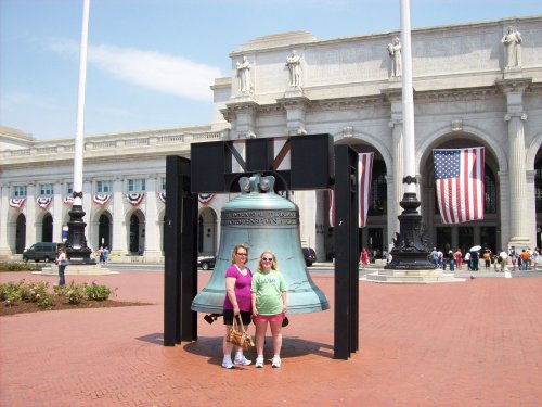 Lori & Melissa by American Legion Freedom Bell 