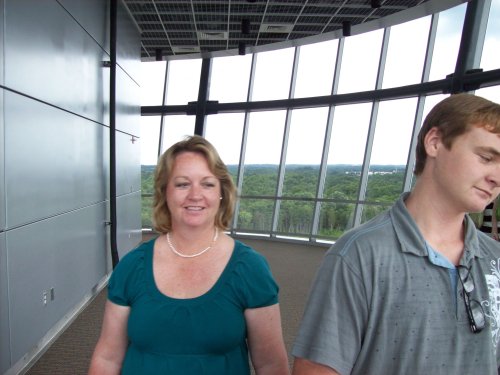 Lori & Jonny in tower 