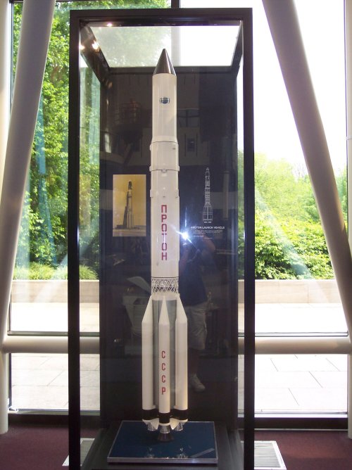 Model of Russian rocket 