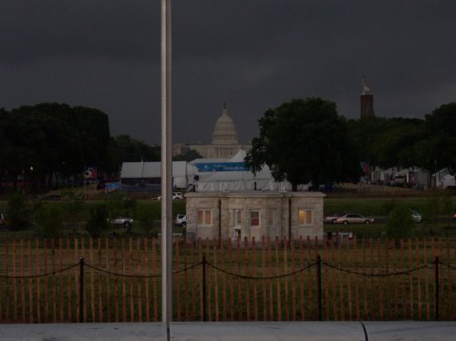 Capitol building from Washington Monument 