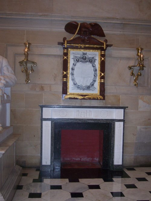 Detail inside National Statuary Hall (in U.S. Capitol) 