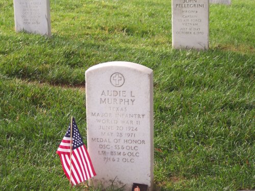 Audie Murphy's grave site 