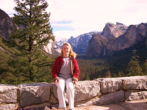 Melissa in Yosemite Valley 
