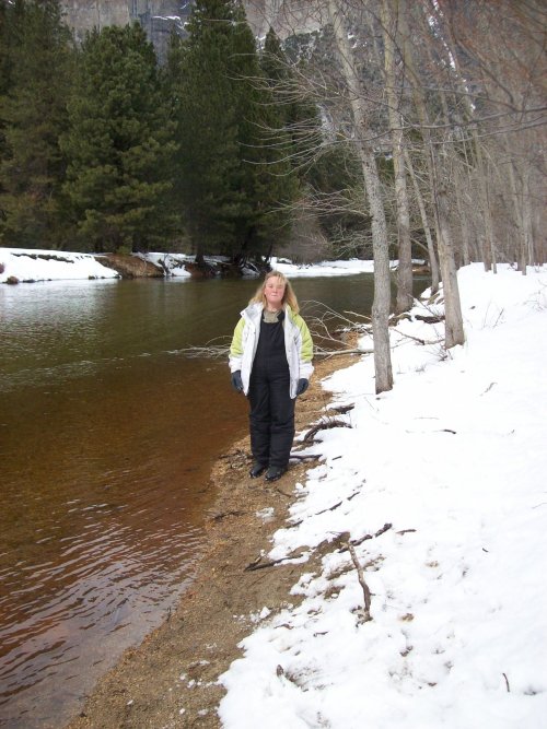 Melissa by the Merced River 