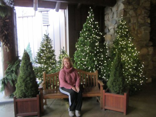 Lori at the Ahwahnee 