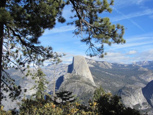 Half dome from Washburn point 