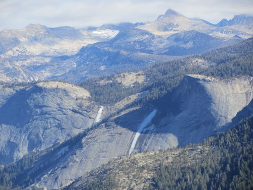 Ice slides in high country 