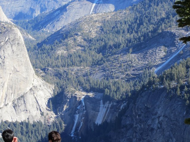Nevada Falls and ice 