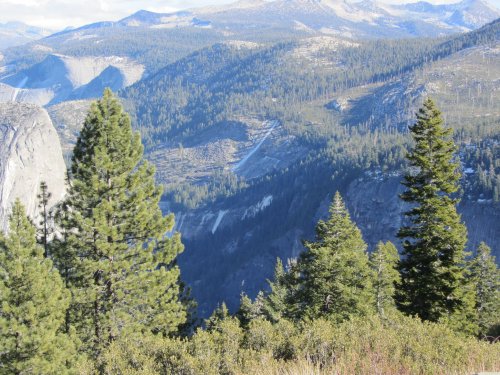 Looking east from Glacier Point 