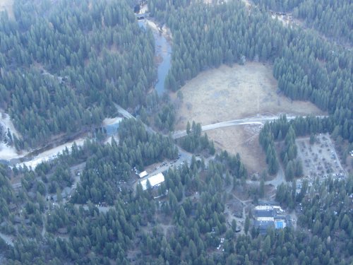 Camp Curry from Glacier Point 