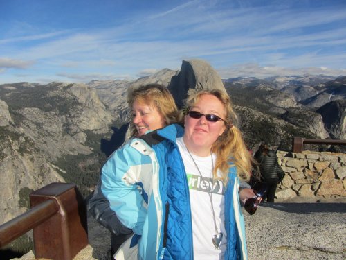 Mom, Melissa and Half Dome 