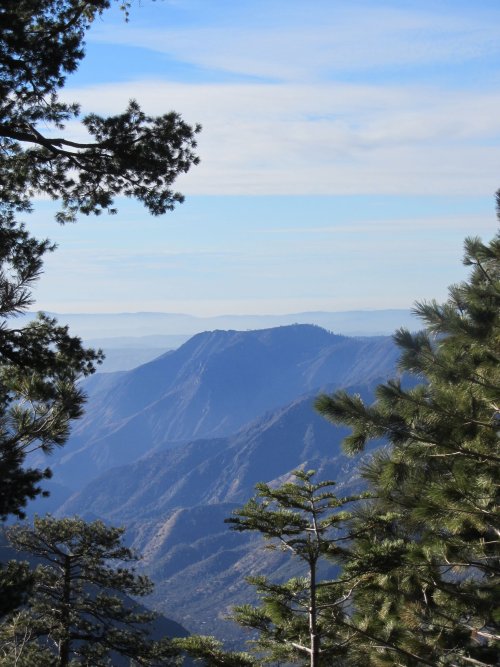 View west from Glacier Point road 