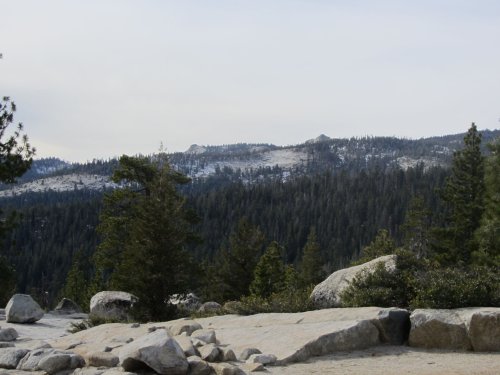 View of high country from Tioga Pass road 