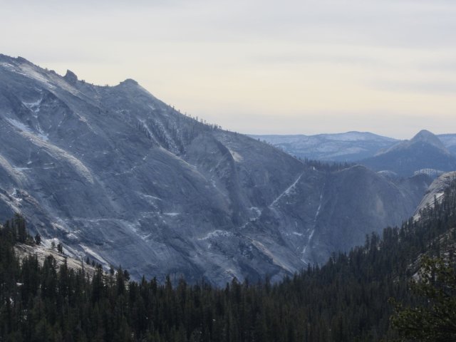 View of high country from Tioga Pass road 