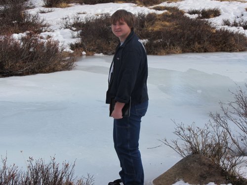 Jonny on the river 