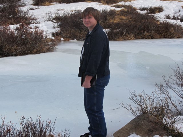 Jonny on the river 