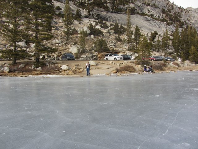 Jonny on edge of tenaya Lake 