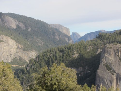 Yosemite Valley from Tioga road 