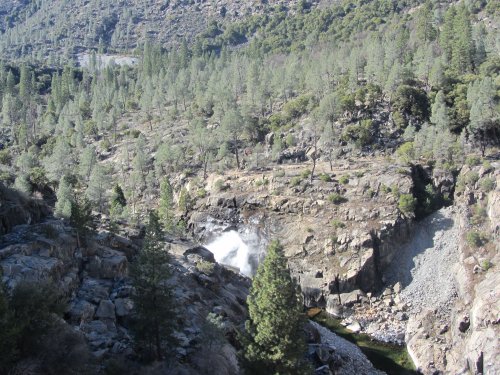 Water streaming from Hetch Hetchy 