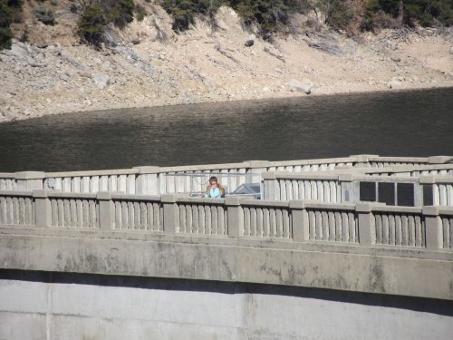 Kids on dam 