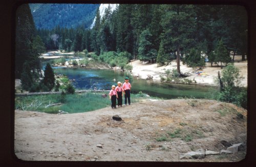 Kids at base of El Capitan 