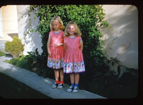 Linda & Diane before haircut 