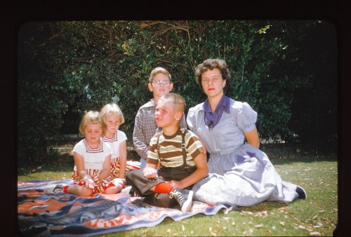 Family at park 