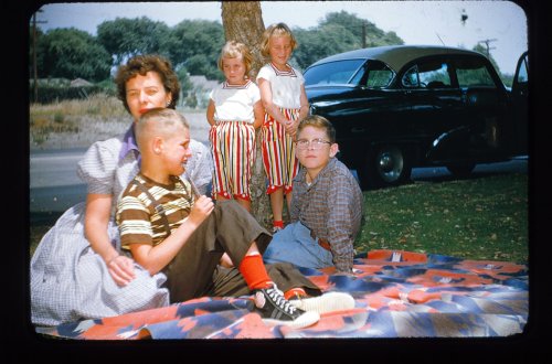 Family at park 