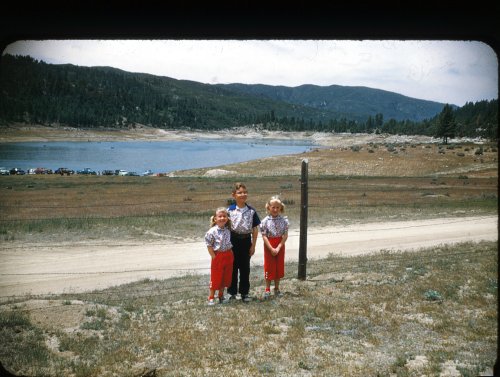 Children at Hemet Reservoir 