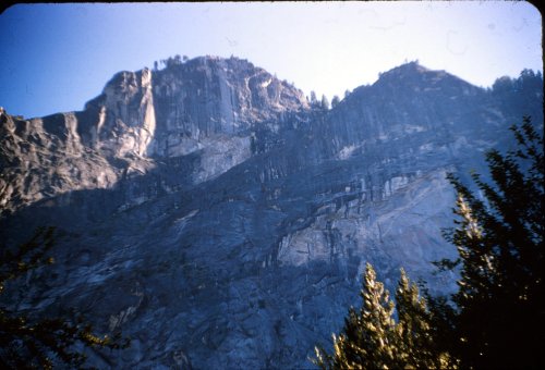 Glacier Point from valley 