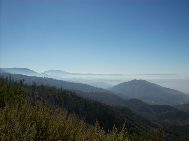 View from Rim of the World highway 